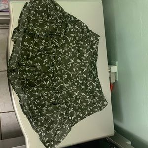 Green floral Skirt (Forever 21)